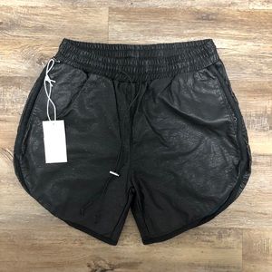 **Brand New MNML Men’s Leather Boxing Shorts